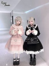 画像7: 【送料無料】Q603ハートダブルボタンロングファーコート《予約受付》 (7)