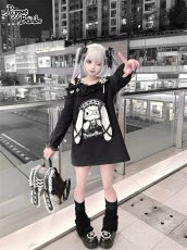 画像6: 【送料無料】Q605うさちゃんオフショルワンピース《予約受付》 (6)