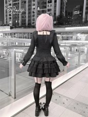 画像9: 【送料無料】Q607ハートボタンAラインワンピース《予約受付》 (9)