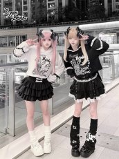 画像12: 【送料無料】Q616チェーン×ベルトティアードスカパン《予約受付》 (12)