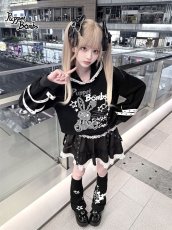 画像3: 【送料無料】Q616チェーン×ベルトティアードスカパン《予約受付》 (3)