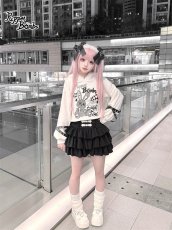 画像7: 【送料無料】Q616チェーン×ベルトティアードスカパン《予約受付》 (7)