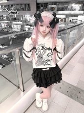 画像8: 【送料無料】Q616チェーン×ベルトティアードスカパン《予約受付》 (8)