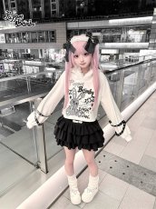 画像9: 【送料無料】Q616チェーン×ベルトティアードスカパン《予約受付》 (9)