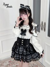 画像1: 【送料無料】Q620チュール重ねチェックスカパン《予約受付》 (1)