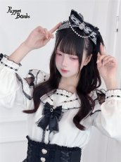 画像4: 【送料無料】Q619ショルダーレースセーラーブラウス《予約受付》 (4)