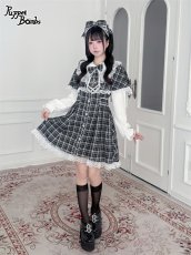 画像8: 【送料無料】Q623チェックケープワンピース《予約受付》 (8)