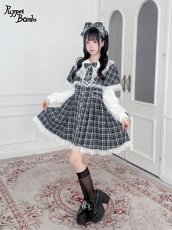 画像9: 【送料無料】Q623チェックケープワンピース《予約受付》 (9)