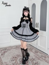 画像5: 【送料無料】QS277ハートビジューリボンチョーカー《予約受付》【計5000円以上】 (5)