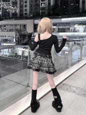 画像10: 【送料無料】Q630ギンガムベルトデザインスカート《予約受付》 (10)