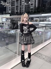 画像4: 【送料無料】Q630ギンガムベルトデザインスカート《予約受付》 (4)