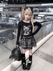 画像6: 【送料無料】Q630ギンガムベルトデザインスカート《予約受付》 (6)