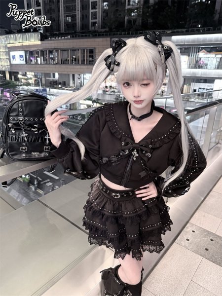 Abbey dawn 星条旗プリントパーカー アービードーン Mサイズ 送料無料】Q643スタッズセーラーショートパーカー《予約受付》 - To Alice
