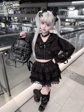 画像5: 【送料無料】Q644スタッズベルトフリルスカパン《予約受付》 (5)