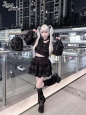 画像6: 【送料無料】Q644スタッズベルトフリルスカパン《予約受付》 (6)