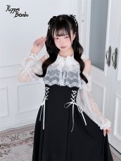 画像9: 【送料無料】Q654レーススリーブオフショルワンピース《予約受付》 (9)