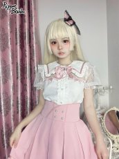 画像5: 【Puppet Bombs】Q66 お袖2Wayレース切り替えブラウス【30％OFF】 (5)