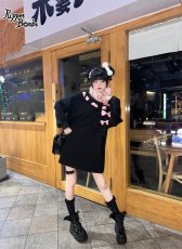 画像10: 【Puppet Bombs】QZ4 小悪魔厚底ショートブーツ (10)