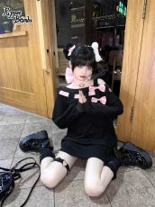 画像7: 【Puppet Bombs】QZ4 小悪魔厚底ショートブーツ (7)