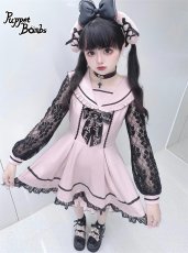 画像9: 【PuppetBombs】Q7 地雷ちゃんミニ丈セーラーセットアップ【【特価:3800円コーナー】 (9)