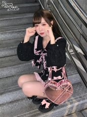 画像14: 【Last one】【PuppetBombs】Q71ジャケットレイヤード風ツイードワンピース【50％OFF】 (14)