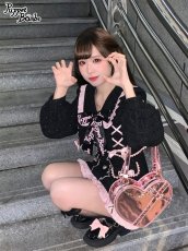 画像13: 【Last one】【PuppetBombs】Q71ジャケットレイヤード風ツイードワンピース【50％OFF】 (13)