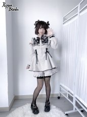 画像16: 【PuppetBombs】Q76 スクエアオフショルツイードセットアップ【50%OFF】 (16)