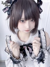 画像10: 【PuppetBombs】Q76 スクエアオフショルツイードセットアップ【50%OFF】 (10)