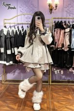 画像9: 【PuppetBombs】Q76 スクエアオフショルツイードセットアップ【50%OFF】 (9)