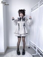 画像12: 【PuppetBombs】Q76 スクエアオフショルツイードセットアップ【30%OFF】【期間限定】 (12)