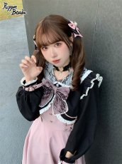 画像4: 【PuppetBombs】Q77 ボレロレイヤード風ワンピース【30%OFF】【期間限定】 (4)