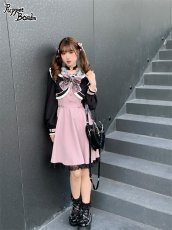 画像11: 【PuppetBombs】Q77 ボレロレイヤード風ワンピース【30%OFF】【期間限定】 (11)