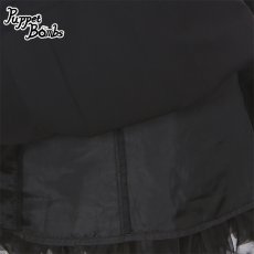 画像3: 【PuppetBombs】Q8リボンボタンジャンパースカート【特価:2800円コーナー】 (3)