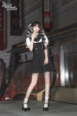 画像8: 【PuppetBombs】Q8リボンボタンジャンパースカート【特価:2800円コーナー】 (8)