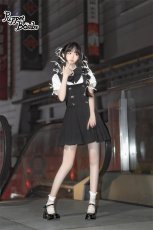 画像5: 【PuppetBombs】Q8リボンボタンジャンパースカート【50%OFF】【期間限定】 (5)