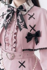 画像11: 【Puppet Bombs】Q84 ケープ付きリボンワンピース (11)