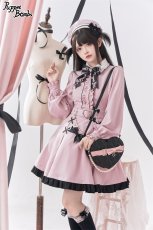 画像16: 【Puppet Bombs】Q84 ケープ付きリボンワンピース (16)