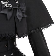 画像9: 【Puppet Bombs】Q84 ケープ付きリボンワンピース (9)