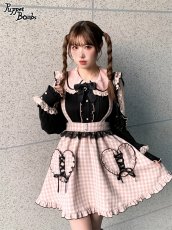 画像9: 【Last one】【Puppet Bombs】Q94 ショルダーレース切り替えブラウス【30％OFF】 (9)