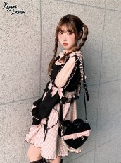 画像11: 【Last one】【Puppet Bombs】Q94 ショルダーレース切り替えブラウス【30％OFF】 (11)