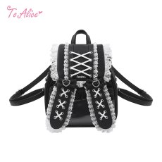 画像1: 【送料無料】QP31レースアップうさ耳リュック《予約受付》 (1)