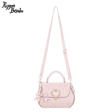 画像2: 【Puppet Bombs】QP9 Queen Heartキルティングバッグ (2)