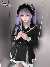 画像2: 【送料無料】QS179 小悪魔レースアップヘッドドレス《予約受付》【計5000円以上】 (2)