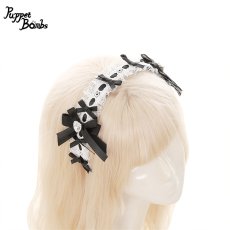 画像2: 【Puppet Bombs】QS184 おめかしリボンカチューシャ (2)