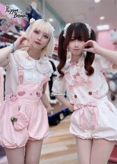 画像13: 【PuppetBombs】QS198ハートビジューリボンヘアクリップセット (13)
