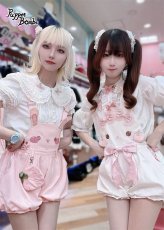 画像12: 【PuppetBombs】QS198ハートビジューリボンヘアクリップセット (12)