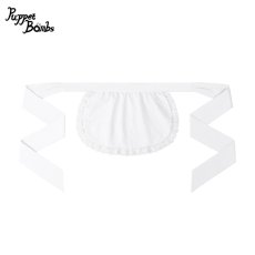 画像1: 【Puppet Bombs】QS200  総レースハーフエプロン (1)