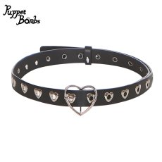 画像1: 【Puppet Bombs】QS2 ハートバックルベルト【50%OFF】 (1)