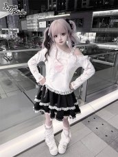 画像8: 【Puppet Bombs】QS222 パールチェーン×ビジューリボンクリップセット (8)