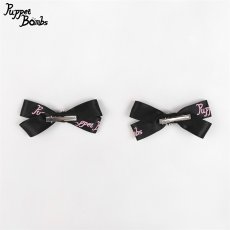 画像1: 【Last one】【Puppet Bombs】QS29 ハートリボンヘアクリップ【30％OFF】 (1)